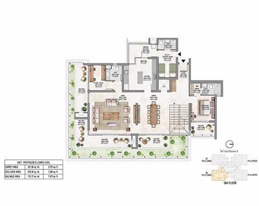 kreeva swaranaya new friends colony 5 bhk penthouse floor plan