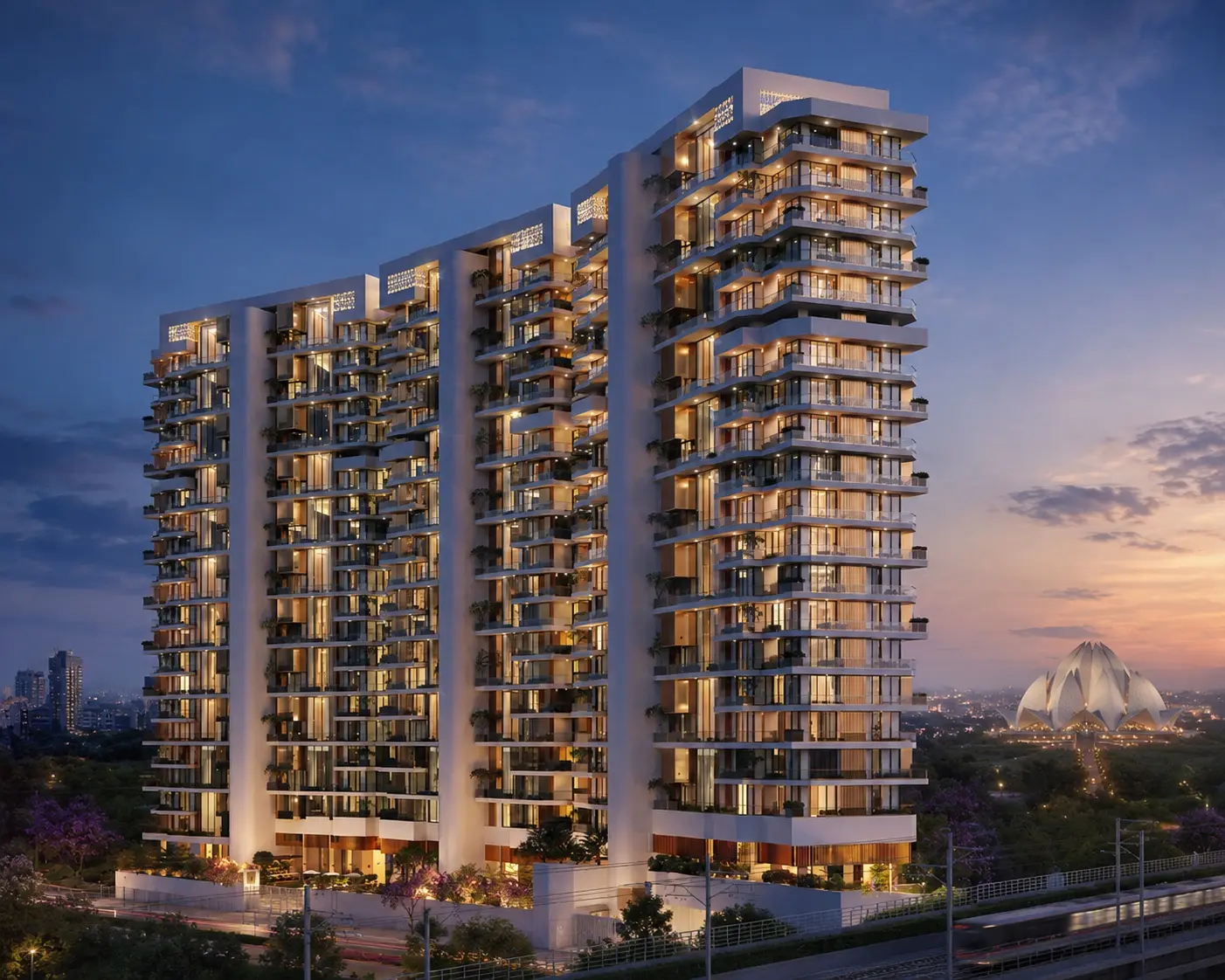 Kreeva Swaranaya New Friends Colony highlights - low-density luxury living, VRV AC, double-height lobbies